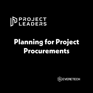 Planning Procurements